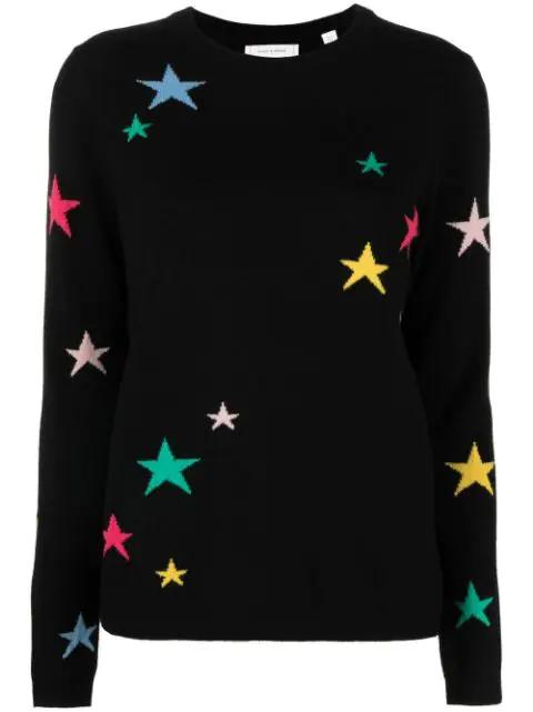 star-print wool-blend jumper by CHINTI&PARKER
