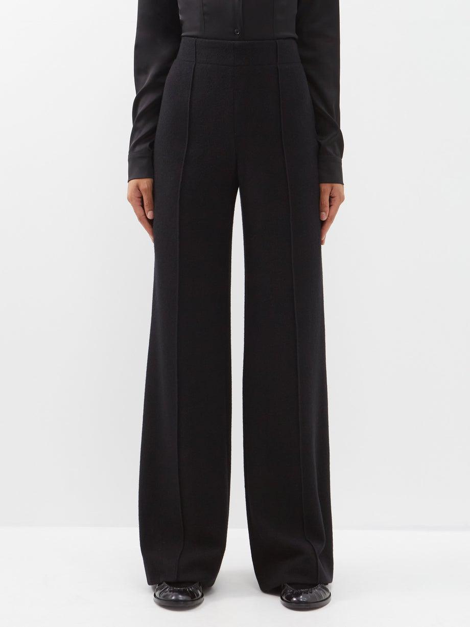 Wool and cashmere-blend wide-leg pants by CHLOE | jellibeans