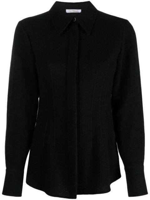 cashmere and wool-blend shirt by CHLOE
