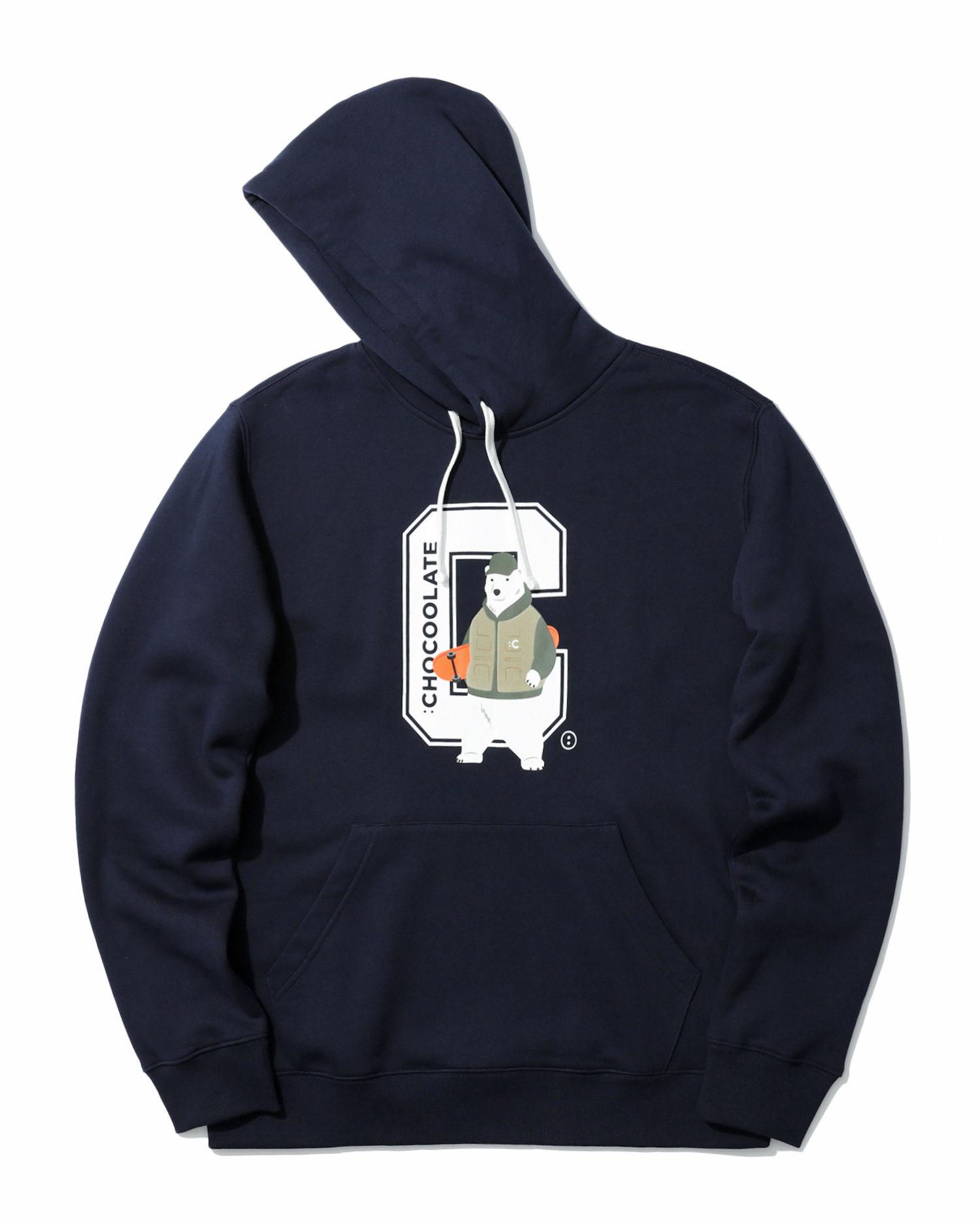 Polar bear college hoodie by :CHOCOOLATE