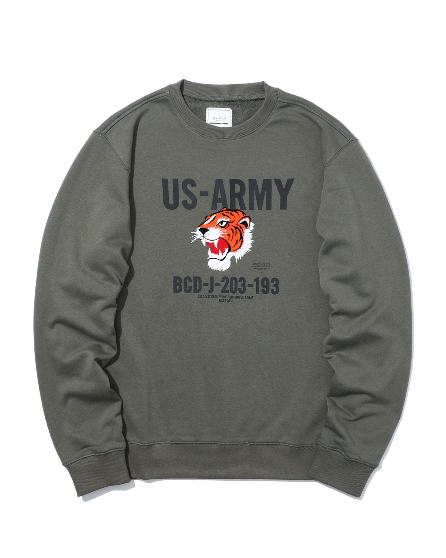 tiger army sweater