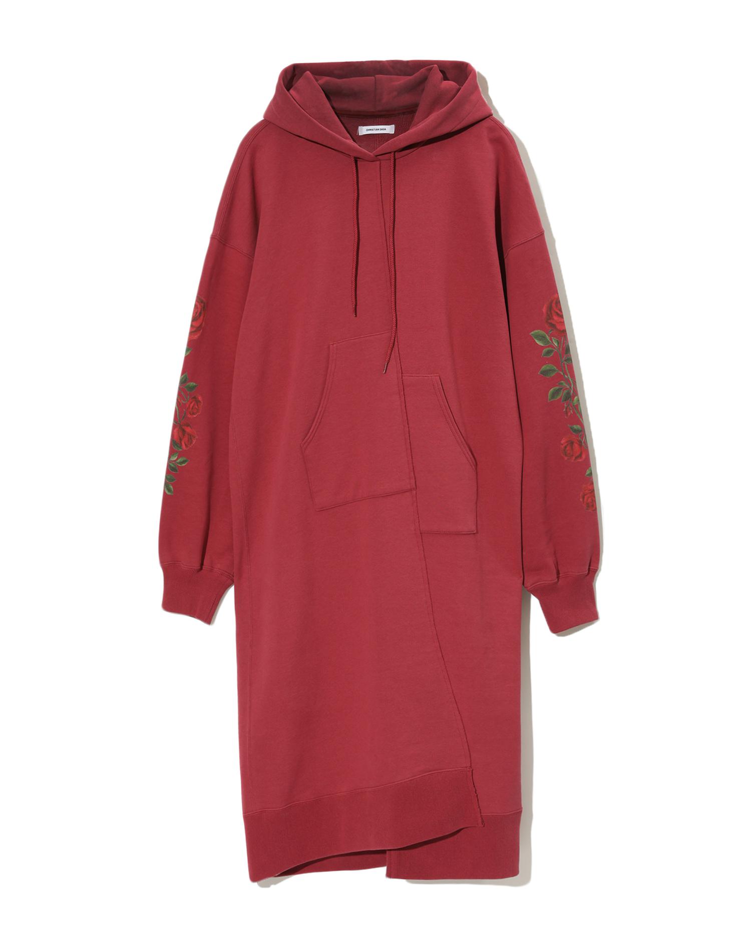 Rose hoodie dress by CHRISTIAN DADA