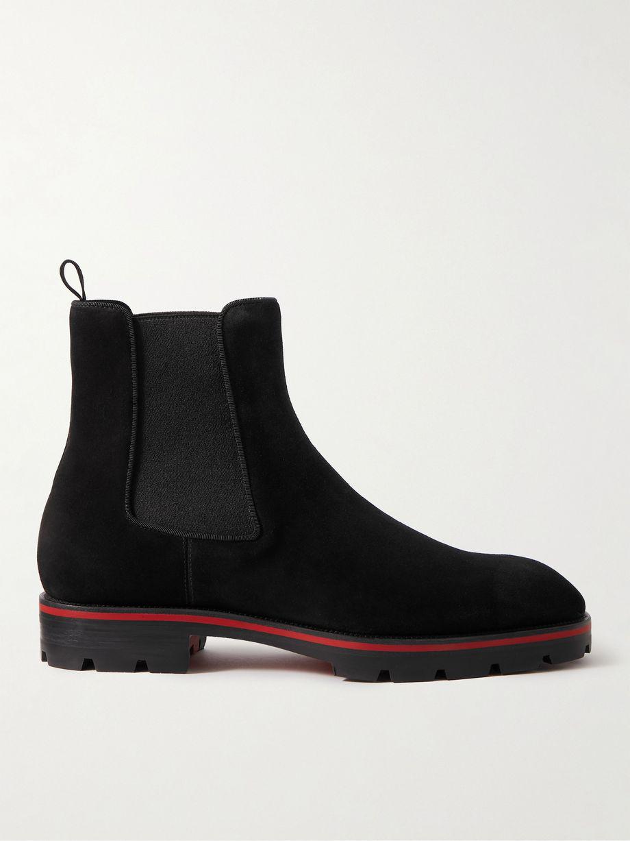 Alpino Waxed-Suede Chelsea Boots by CHRISTIAN LOUBOUTIN