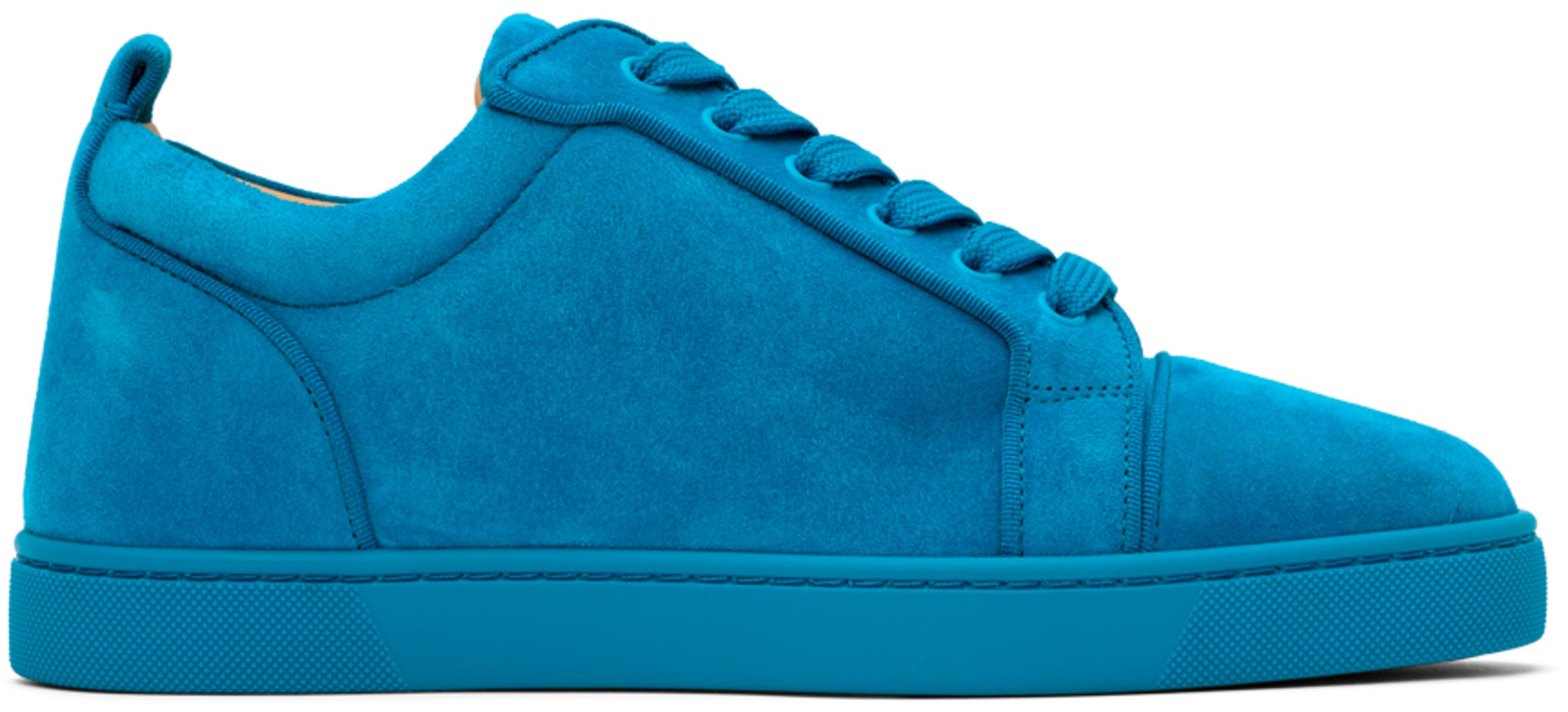 Blue Louis Junior Sneakers by CHRISTIAN LOUBOUTIN