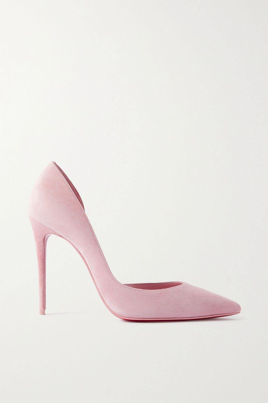 Iriza 100 suede point-toe pumps by CHRISTIAN LOUBOUTIN