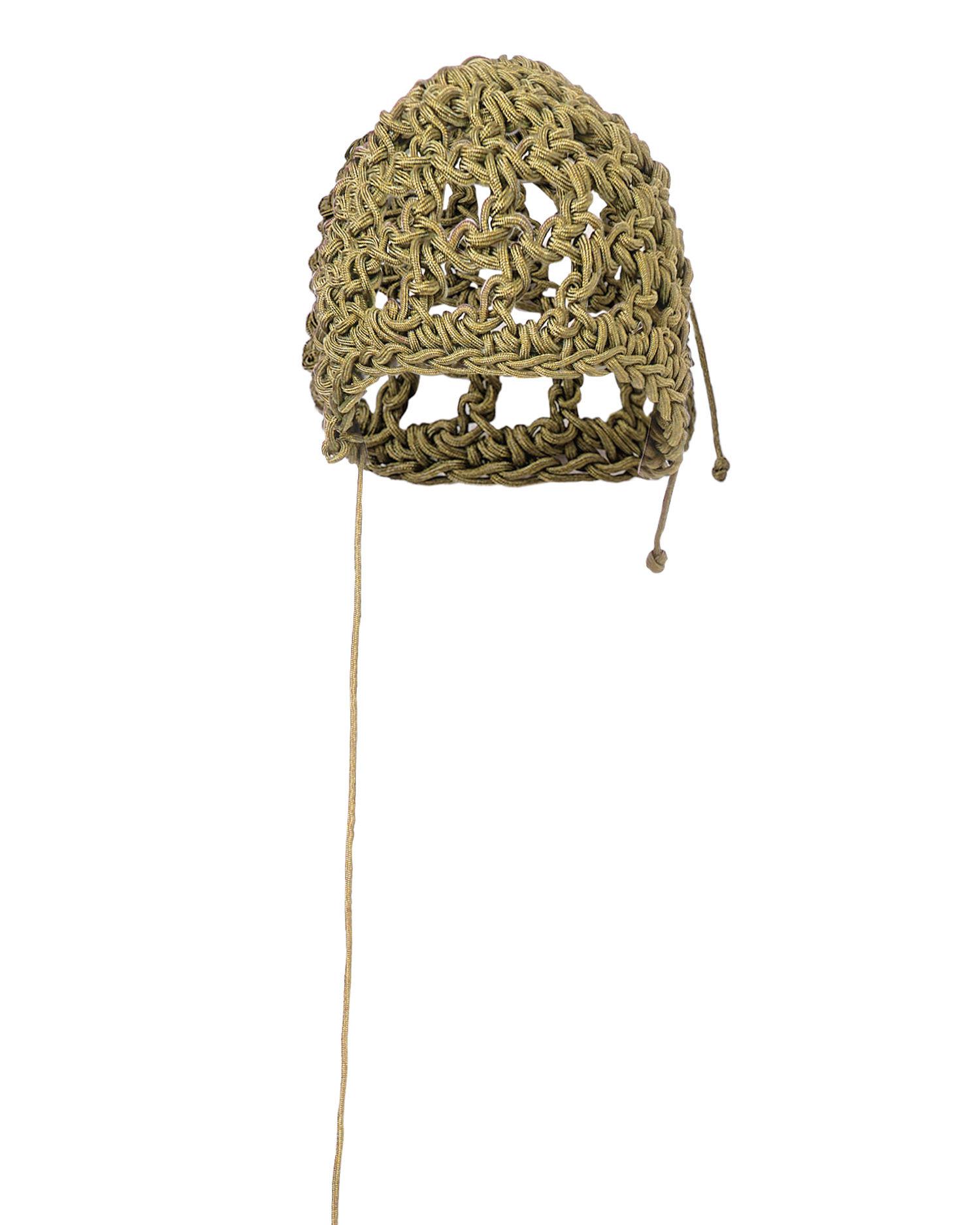 Paracord crochet beanie by CHRISTIAN STONE