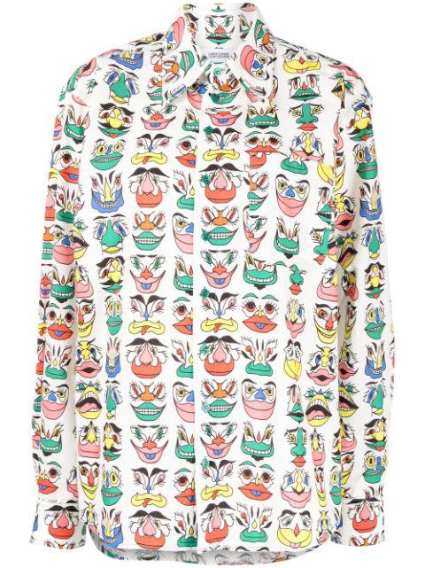 all-over graphic-print shirt by CHRISTOPHER JOHN ROGERS