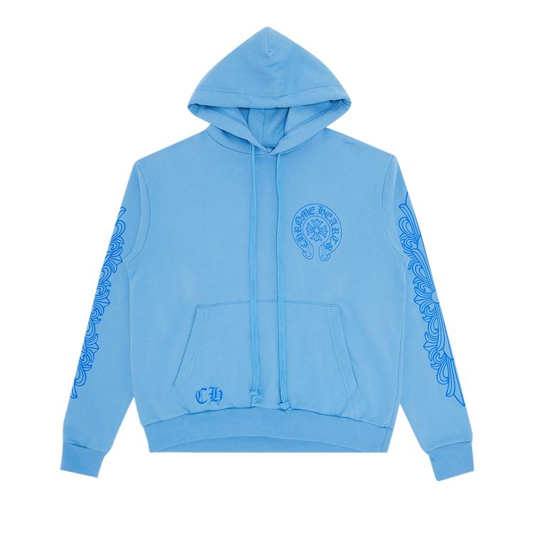 Chrome Hearts Miami Exclusive Horseshoe Hoodie 'Baby Blue' by CHROME HEARTS
