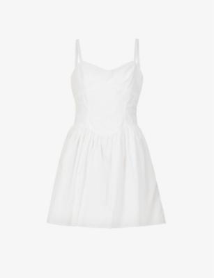 Nadja sleeveless cotton-poplin mini dress by CIAO LUCIA