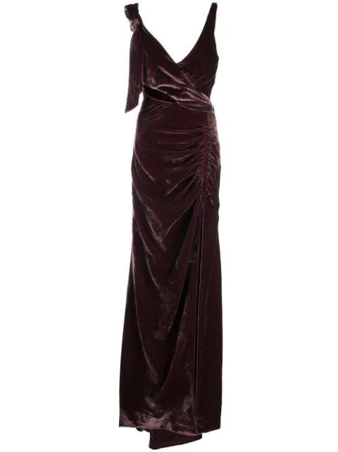 Genevive cut-out gown by CINQ A SEPT