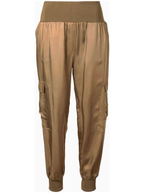 Giles elasticated-waistband cargo trousers by CINQ A SEPT