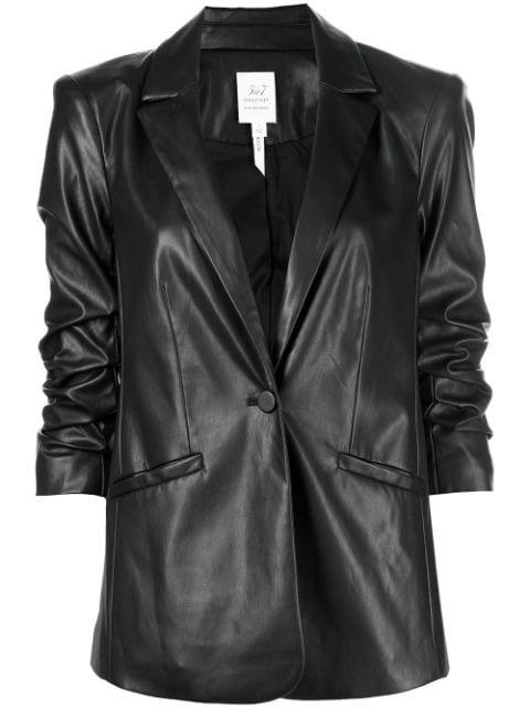 Kylie faux leather jacket by CINQ A SEPT