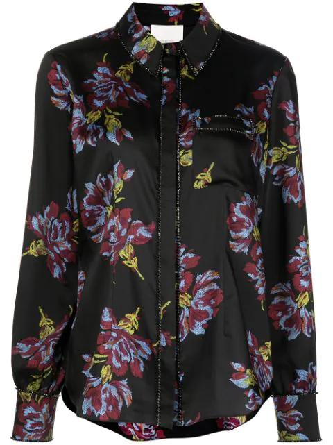 floral printed shirt by CINQ A SEPT