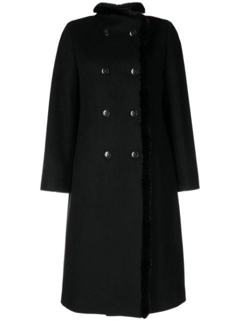 double-breasted wool coat by CINZIA ROCCA