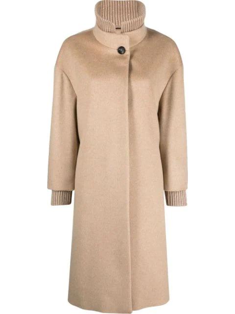 single-breasted cashmere coat by CINZIA ROCCA