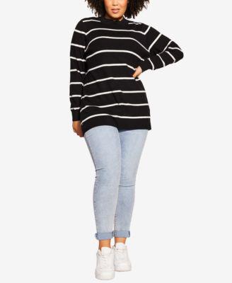 Plus Size Trendy Olivia Sweater by CITY CHIC