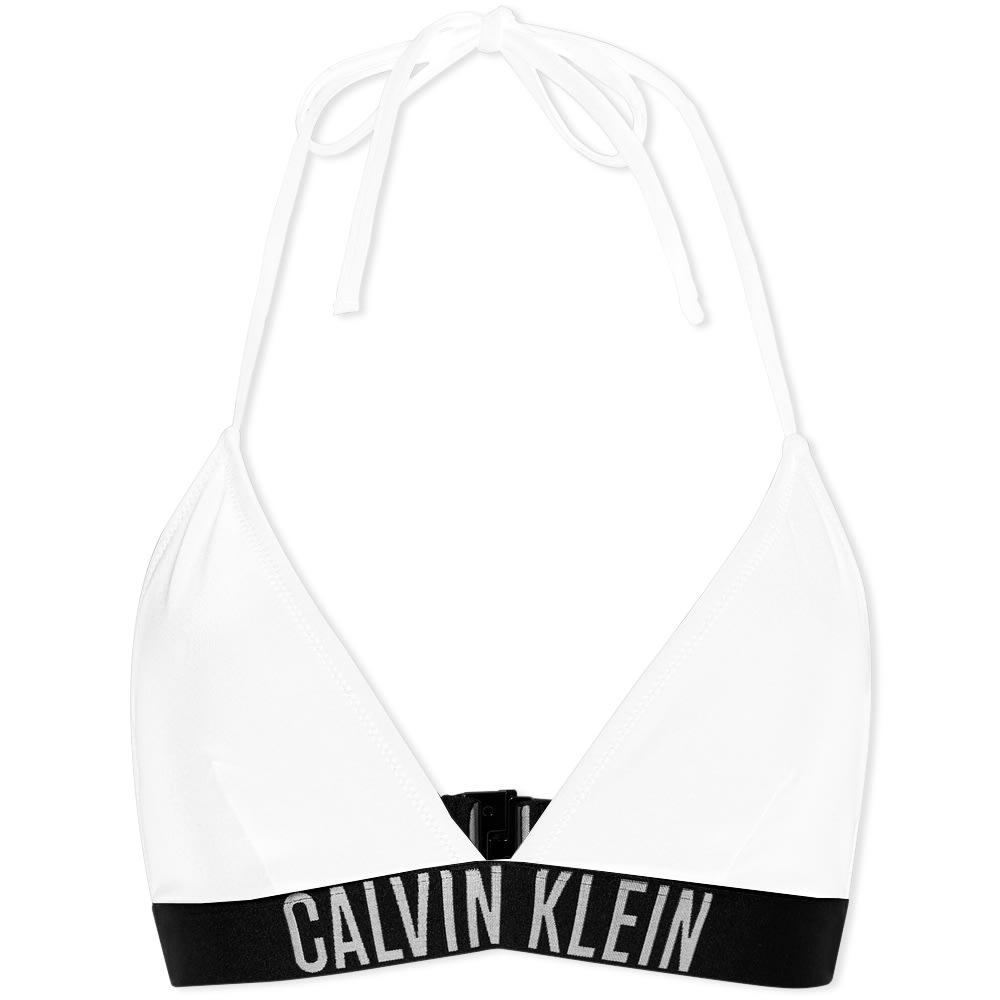 CK Swim Logo Triangle Bikini Top by CK SWIM
