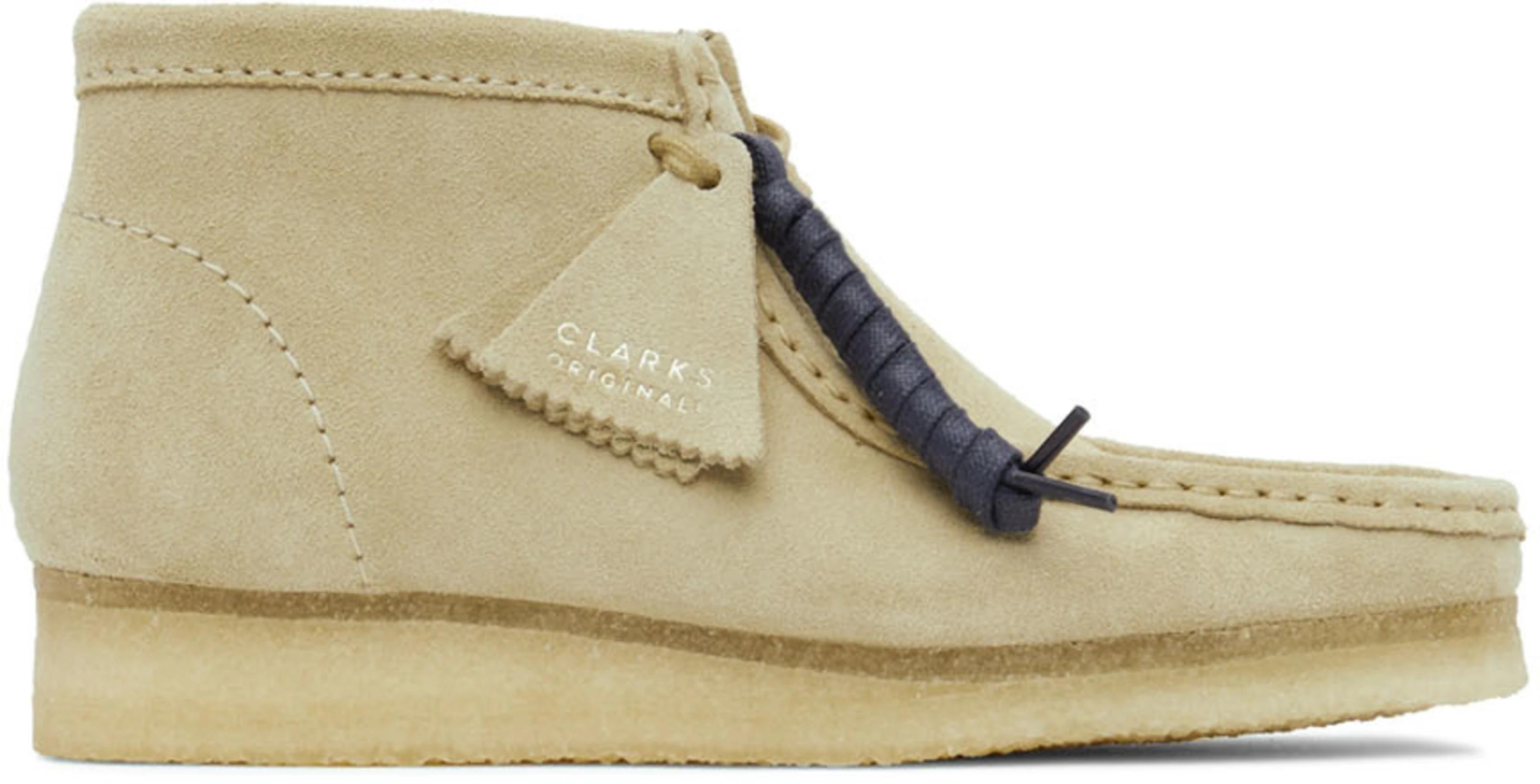 Beige Wallabee Boots by CLARKS 
