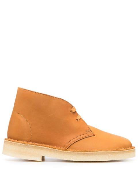lace-up suede boots by CLARKS ORIGINALS