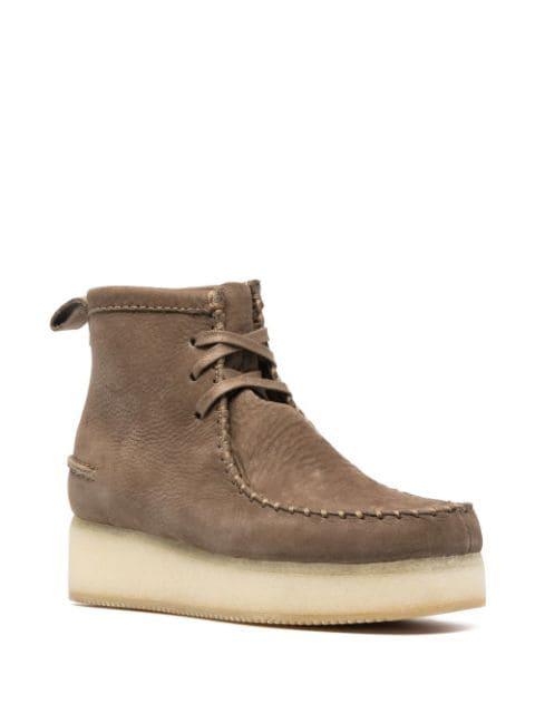 Wallabee suede boots by CLARKS