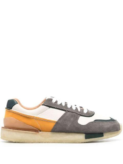 colour-block panel sneakers by CLARKS