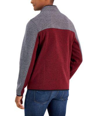 Men's Full-Zip Fleece Sweater by CLUB ROOM