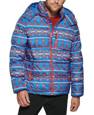 Men's Stretch Hooded Puffer Jacket by CLUB ROOM