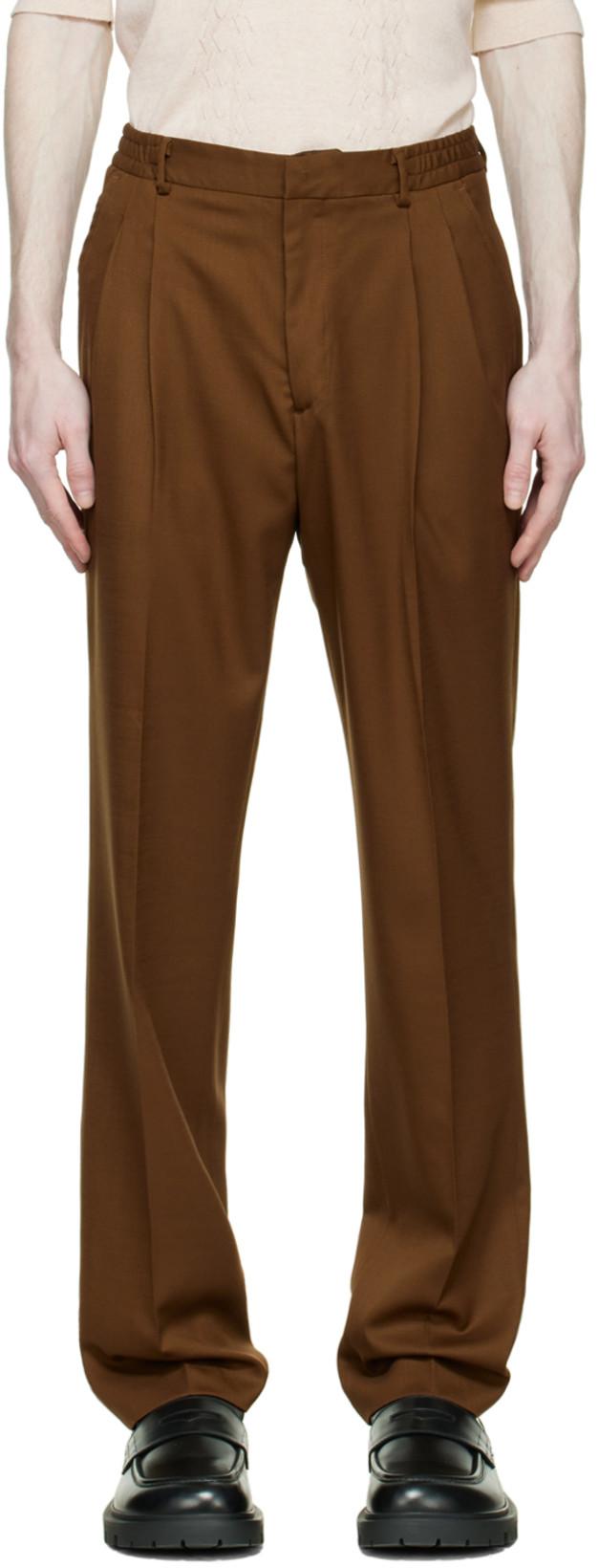 SSENSE Exclusive Brown Trousers by CMMN SWDN