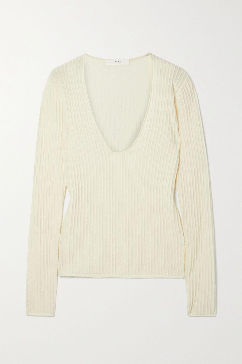 Ribbed cashmere sweater by CO