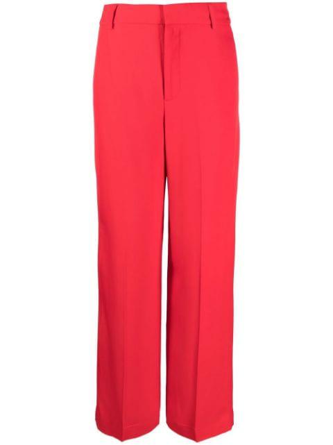 straight-leg cut trousers by CO
