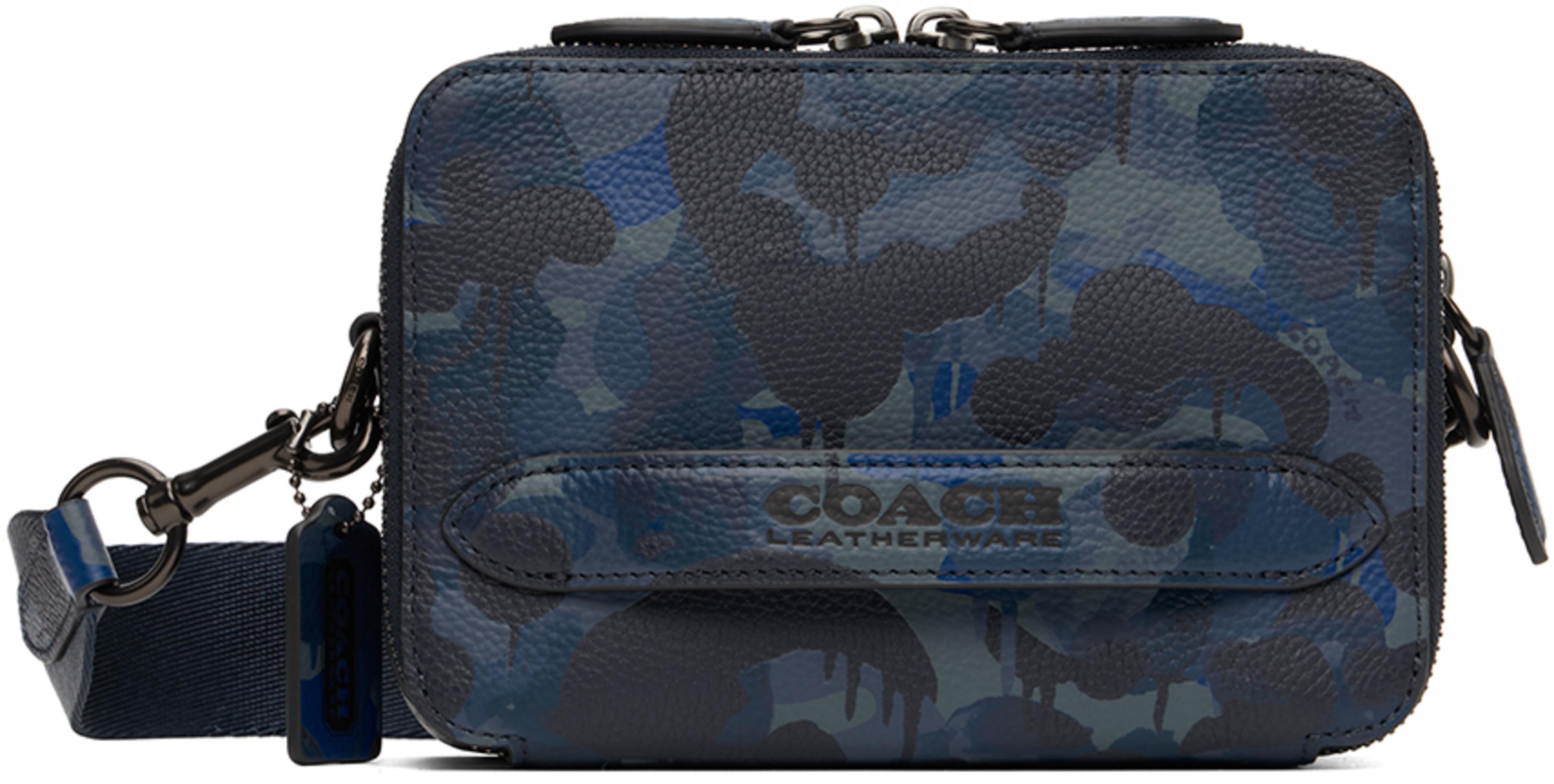 Black & Navy Charter Crossbody Bag by COACH