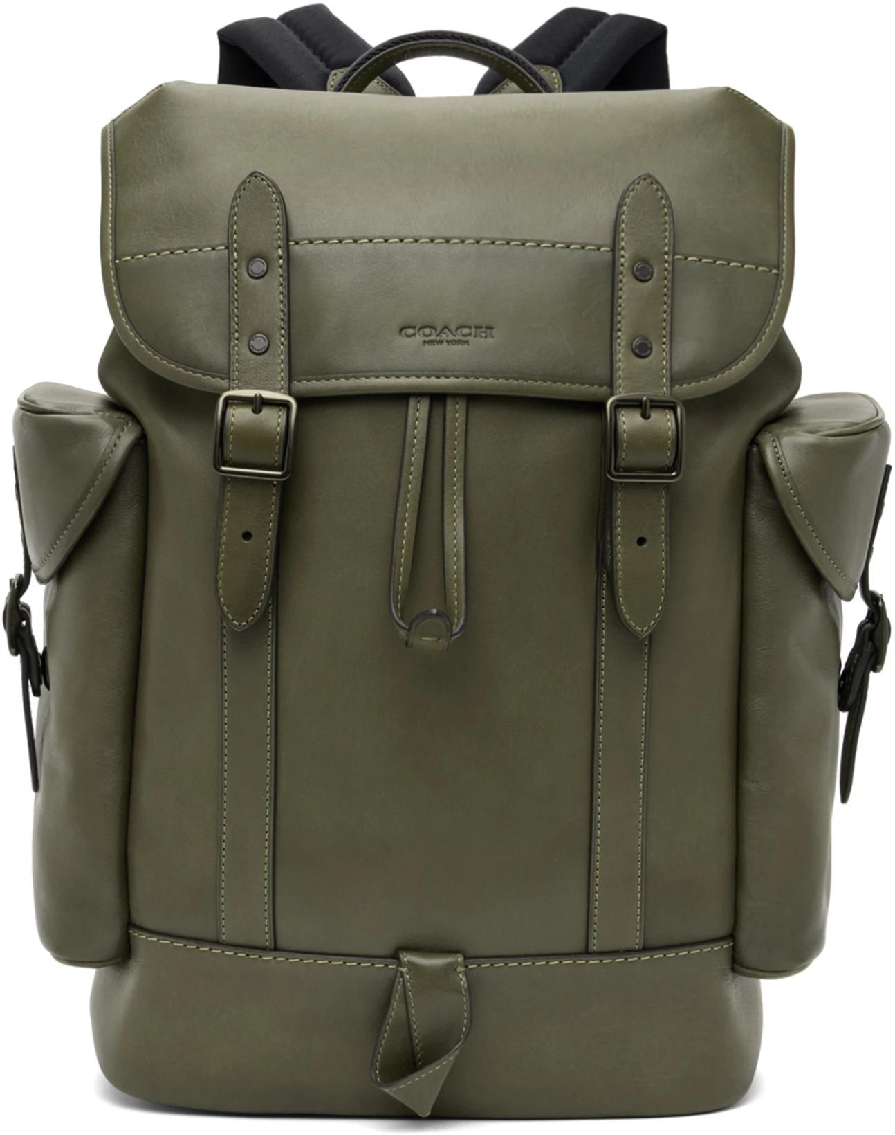 Green Hitch Backpack by COACH