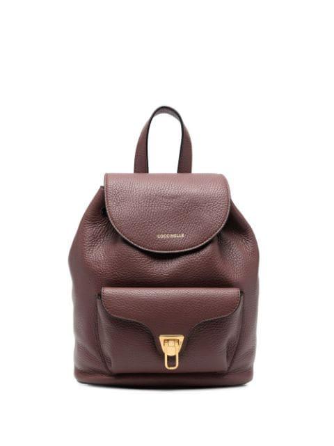 soft leather backpack by COCCINELLE