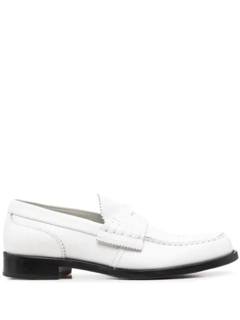 debossed-logo loafers by COLLEGE