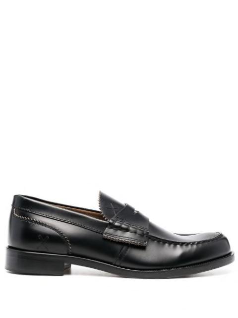 slip-on leather loafers by COLLEGE