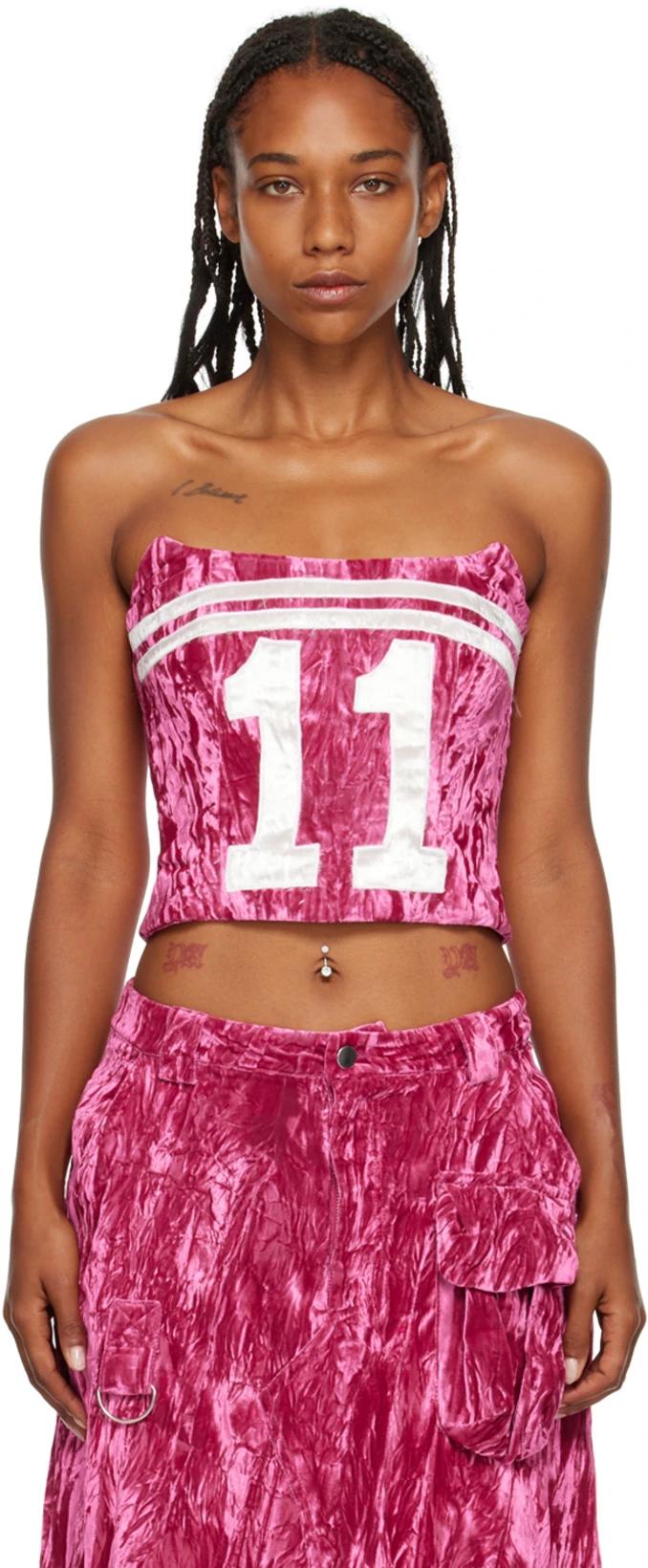 Pink '11' Camisole by COLLINA STRADA