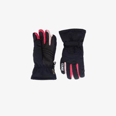 black logo ski gloves by COLMAR ORIGINALS