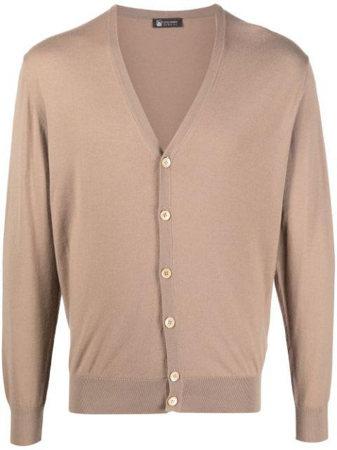 button-down knit cardigan by COLOMBO