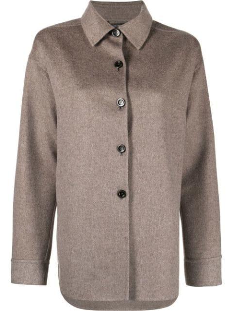 buttoned-up cashmere jacket by COLOMBO