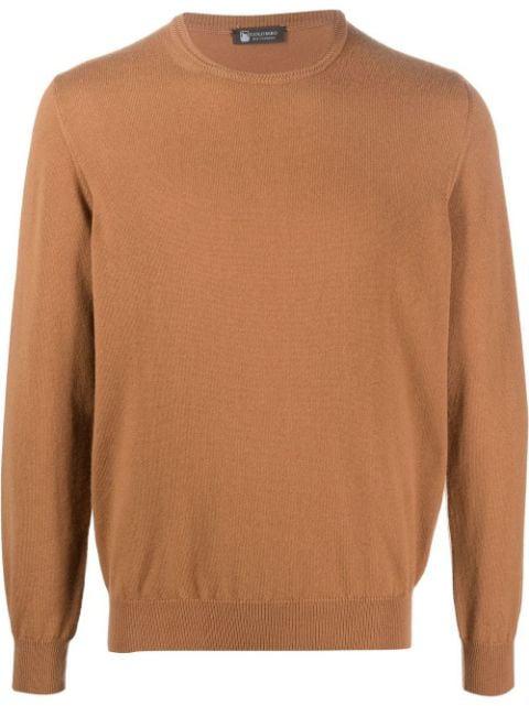 crew-neck cashmere jumper by COLOMBO