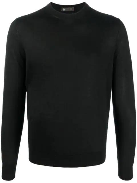 crew neck long-sleeved jumper by COLOMBO