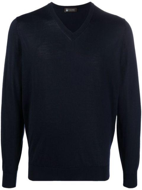 slim-cut cashmere jumper by COLOMBO
