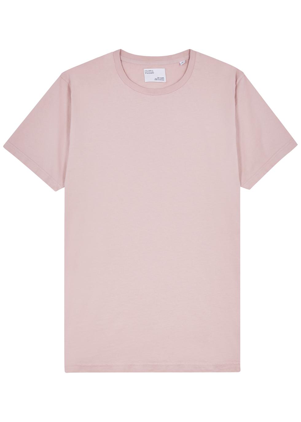 Light pink cotton T-shirt by COLORFUL STANDARD