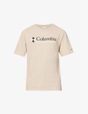Basic logo-print organic-cotton T-shirt by COLUMBIA