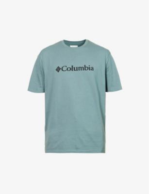 Basic logo-print organic-cotton jersey T-shirt by COLUMBIA