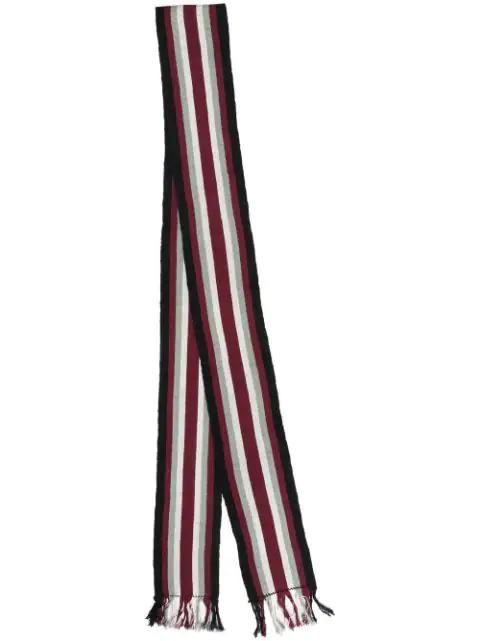 striped fringed scarf by COLVILLE