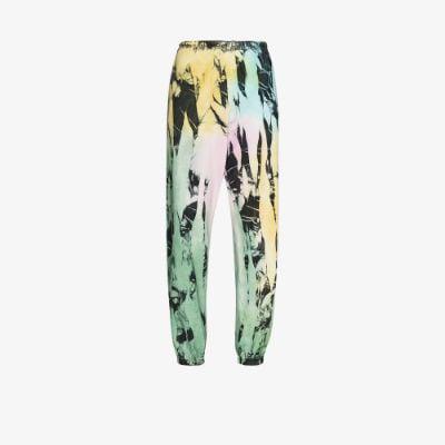 tie-dye Recycled Cotton Track Pants by COME BACK AS A FLOWER