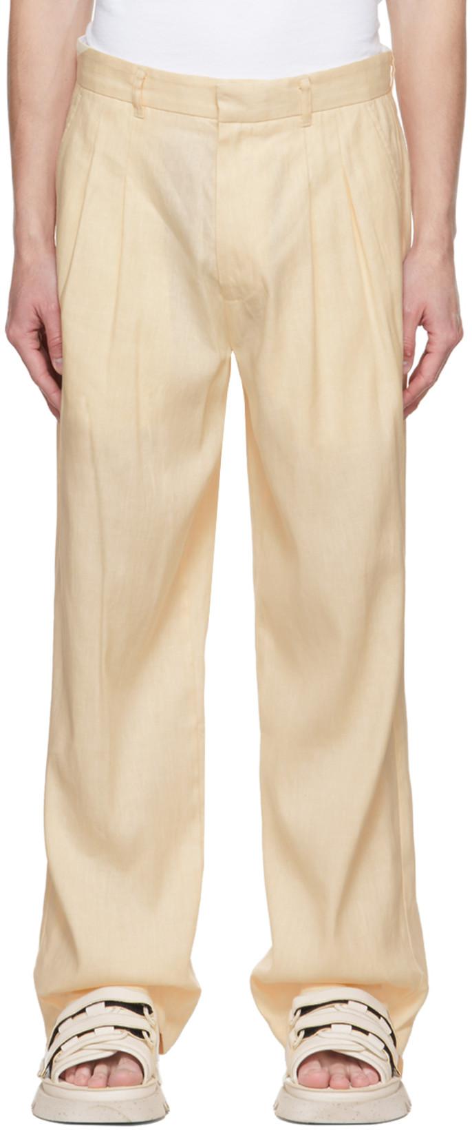Off-White Tailored Trousers by COMMAS