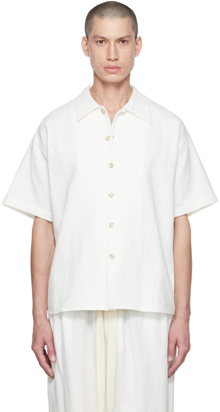 White Oversized Shirt by COMMAS