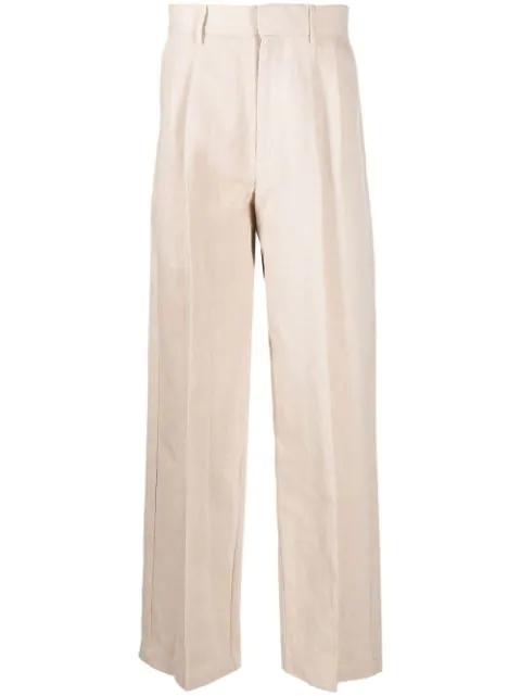 tailored crease trousers by COMMAS